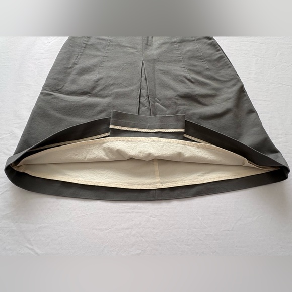 Icicle High Waist Olive Green A-Line Skort - Picture 4 of 10